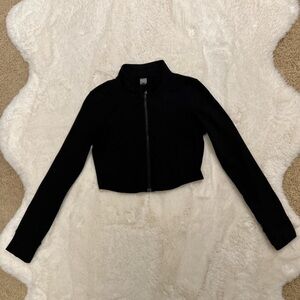 Mono B Crop Athletic Zip-up